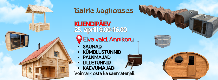 Baltic Loghouses kliendipäev showroom